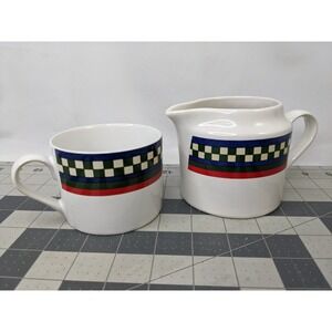 Inter National Tableworks Ellas Rooster Creamer Coffee Cup Lot